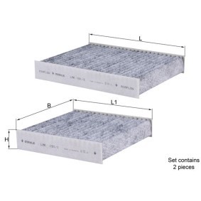 Innenraumfilter LAK 191/S von KNECHT günstig für 23,19 € online kaufen