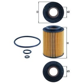 Ölfilter OX 347D von KNECHT günstig für 14,17 € online kaufen