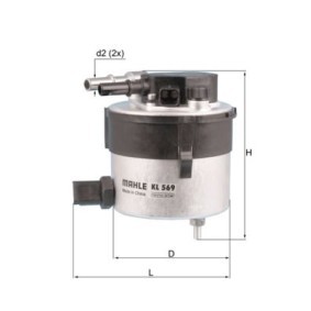 Kraftstofffilter KL 569 von KNECHT günstig für 65,21 € online kaufen