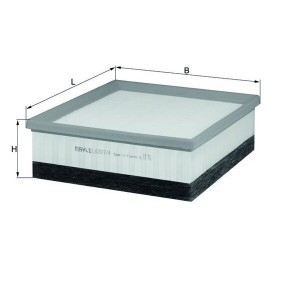 Kjøp Luftfilter av KNECHT LX 2077/4 til den lave prisen 195,83 NOK