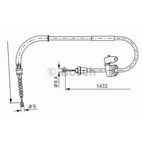Acquista Cavo freno a mano da BOSCH 1 987 482 231 a buon mercato per soli 26,04 €