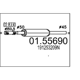 Vorschalldämpfer von MTS 01.55690