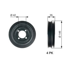 Riemenscheibe, Kurbelwelle TVD1115 von GATES günstig für 114,33 € online kaufen