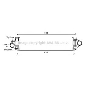Kjøp Intercooler av PRASCO FD4473 til den lave prisen 2804,59 NOK