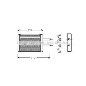Acquista Scambiatore calore per riscaldamento abitacolo da PRASCO HY6069 a buon mercato per soli 89,29 €