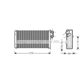 Acquista Scambiatore calore per riscaldamento abitacolo da PRASCO RE6014 a buon mercato per soli 140,27 €