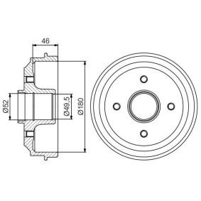 Bremstrommel 0 986 477 155 von BOSCH günstig für 154,19 € online kaufen
