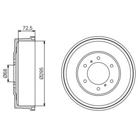 Bremstrommel 0 986 477 215 von BOSCH günstig für 95,10 € online kaufen