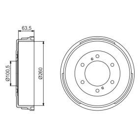 Bremstrommel 0 986 477 223 von BOSCH günstig für 102,77 € online kaufen