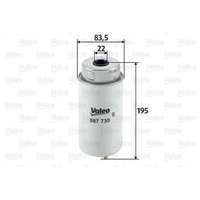 Achetez des Filtre à carburant VALEO 587730 à prix pour 72,62 €