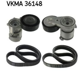 Comprar Juego de correas trapeciales poli V de SKF VKMA 36148 a bajo precio de 121,66 €