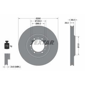 Achetez des Disque de frein TEXTAR 92091400 à prix pour 56,40 €