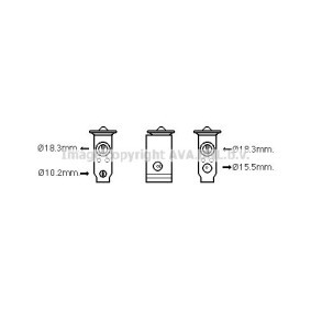 Compre Válvula de expansión de aire acondicionado de PRASCO online para LS V (XF50) a precios moderados