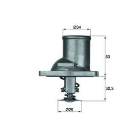 Achetez des Thermostat de chez MAHLE ORIGINAL en ligne pour Monterey Mk2 (M98) à prix modérés