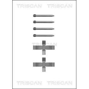 Zubehörsatz, Scheibenbremsbelag 8105 231389 von TRISCAN günstig für 9,29 € online kaufen