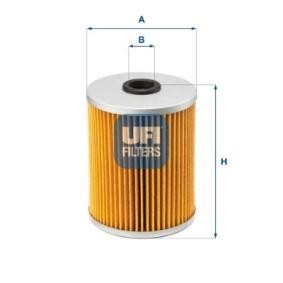 Ölfilter von UFI 25.613.00