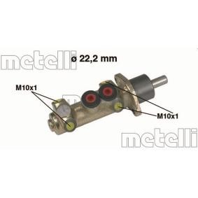 Achetez des Maître-cylindre de frein METELLI 05-0208 à prix pour 46,16 €