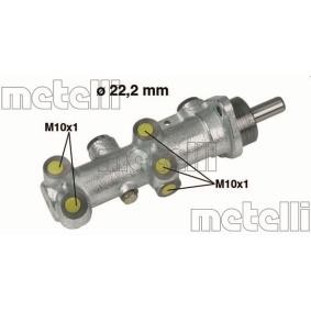 Comprar Cilindro principal de freno de METELLI 05-0241 a bajo precio de 86,37 €