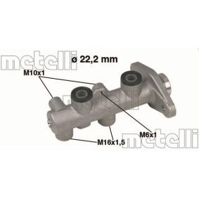 Comprar Cilindro principal de freno de METELLI 05-0345 a bajo precio de 43,81 €