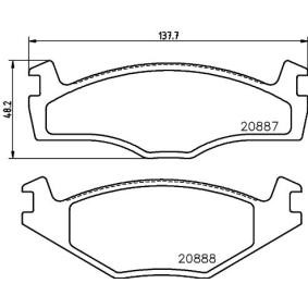 Bremsbeläge MDB1267 von MINTEX günstig für 27,02 € online kaufen
