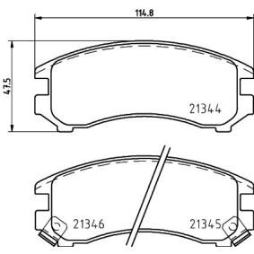 Bremsbeläge für SUZUKI von MINTEX
