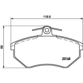 Bremsbeläge MDB1570 von MINTEX günstig für 24,96 € online kaufen