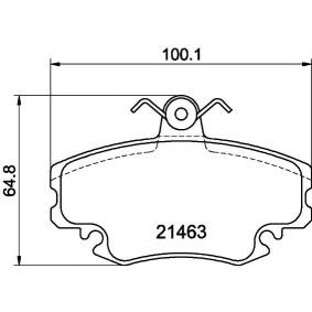 Bremsbeläge MDB1628 von MINTEX günstig für 25,92 € online kaufen