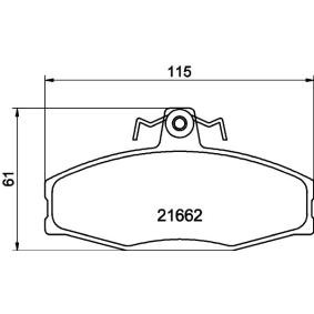 Bremsbeläge für SKODA von MINTEX