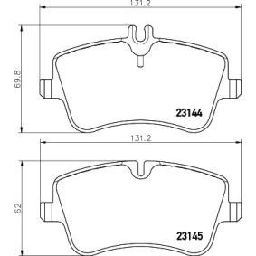 Bremsbeläge MDB2070 von MINTEX günstig für 40,31 € online kaufen