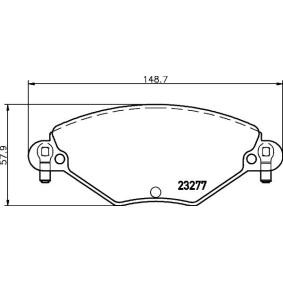 Bremsbeläge MDB2187 von MINTEX günstig für 38,50 € online kaufen