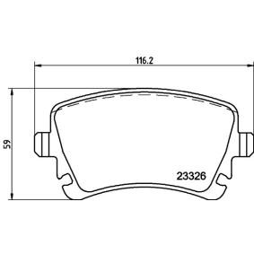 Bremsbeläge für BENTLEY von MINTEX