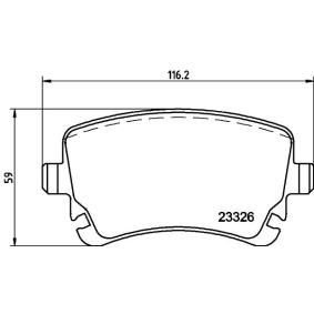 Bremsbeläge für BENTLEY von MINTEX