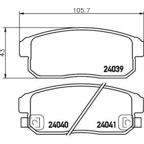 Bremsbeläge MDB2687 von MINTEX günstig für 22,18 € online kaufen