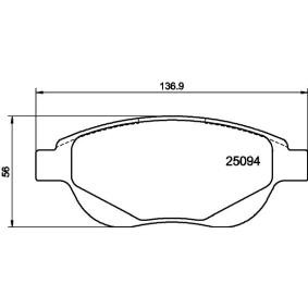 Bremsbeläge MDB3105 von MINTEX günstig für 38,37 € online kaufen