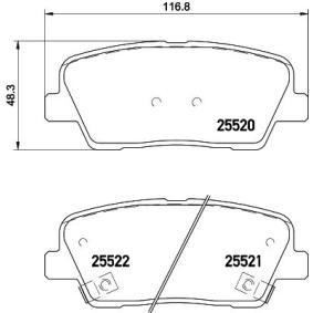 Achetez des Plaquettes de frein MINTEX MDB3267 à prix pour 43,40 €