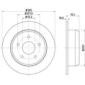 Bremsscheibe MDC1489 von MINTEX günstig für 51,44 € online kaufen
