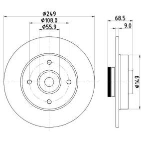 Bremsscheibe MDC1860 von MINTEX günstig für 91,06 € online kaufen
