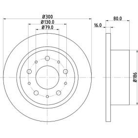 Bremsscheibe von MINTEX MDC2058