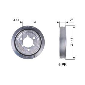 Acquista Puleggia cinghia albero a gomiti da GATES TVD1055 a buon mercato per soli 44,68 €