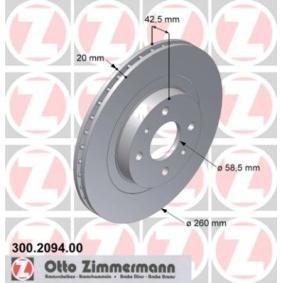 Compre Disco de travão da ZIMMERMANN 300.2094.00 a um preço baixo por 108,97 €