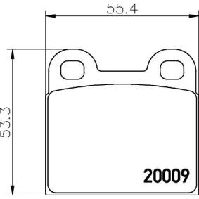 Bremsbeläge MDB1012 von MINTEX günstig für 15,98 € online kaufen