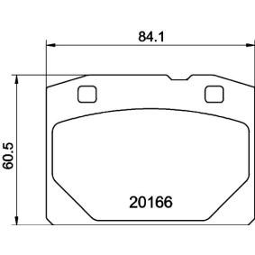 Bremsbeläge für LADA von MINTEX