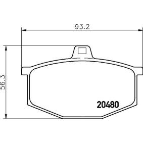 Bremsbeläge für RENAULT von MINTEX