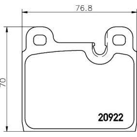 Bremsbeläge MDB1455 von MINTEX günstig für 30,39 € online kaufen
