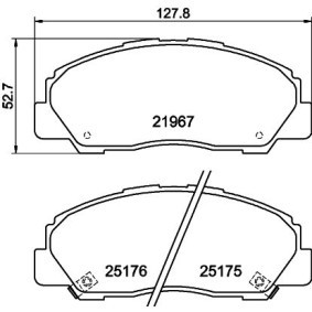 Bremsbeläge für BERTONE von MINTEX