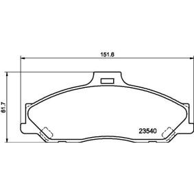 Compre Pastilhas de travão de MINTEX online para RANGER Extended Cab Pickup (ES) a preços moderados