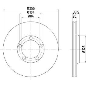 Bremsscheibe von MINTEX