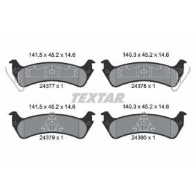 Achetez des Plaquettes de frein TEXTAR 2437701 à prix pour 37,80 €