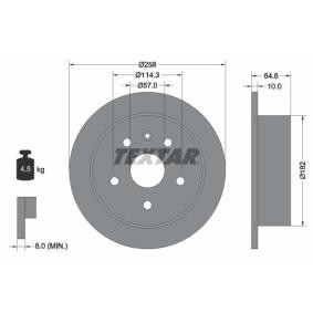 Bremsscheibe 92128900 von TEXTAR günstig für 34,21 € online kaufen