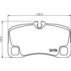 Bremsbeläge für PORSCHE von MINTEX